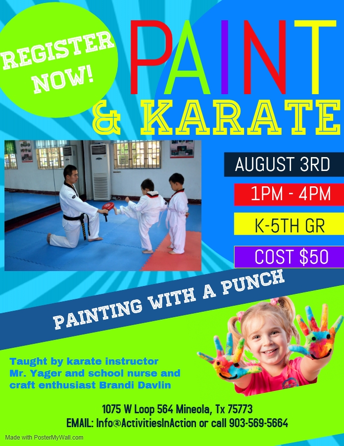 paint and karate paint and karate